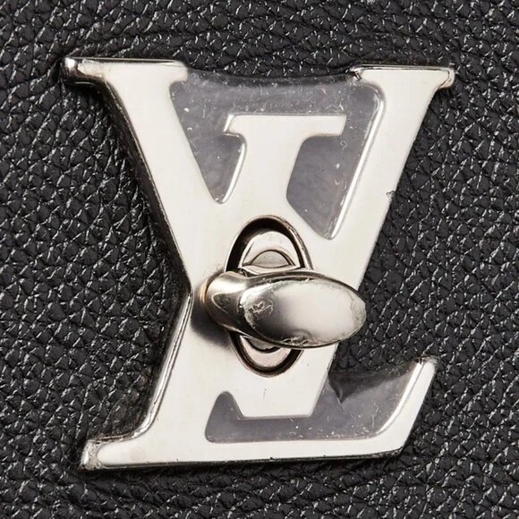 Louis Vuitton Rose/Black Leather Lockme Cabas Tote Bag - Picture 11 of 11